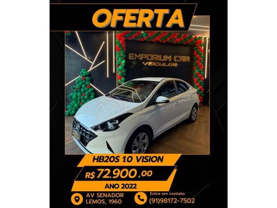 HYUNDAI HB20S 1.0 12V FLEX VISION MANUAL
